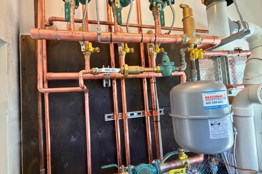 Heaterman VP heating system installation in Suffolk County NY